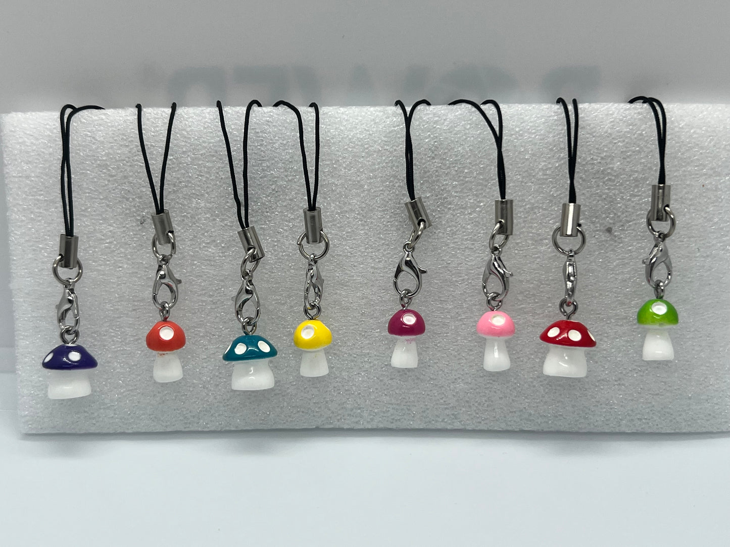 Mini Mushroom Phone Charm