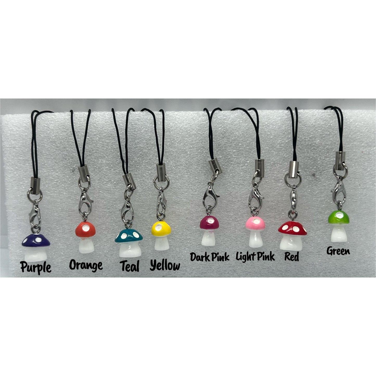 Mini Mushroom Phone Charm
