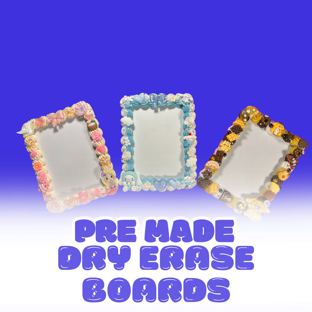 Pre-Made Dry Erase Boards