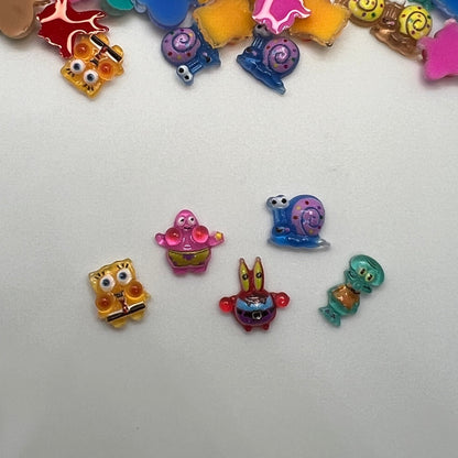 Mini Spongebob Nail Charms (10 PCS)