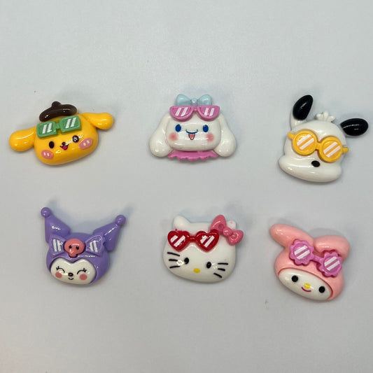 Cool Sanrio w/ Sunglasses (6 PCS)