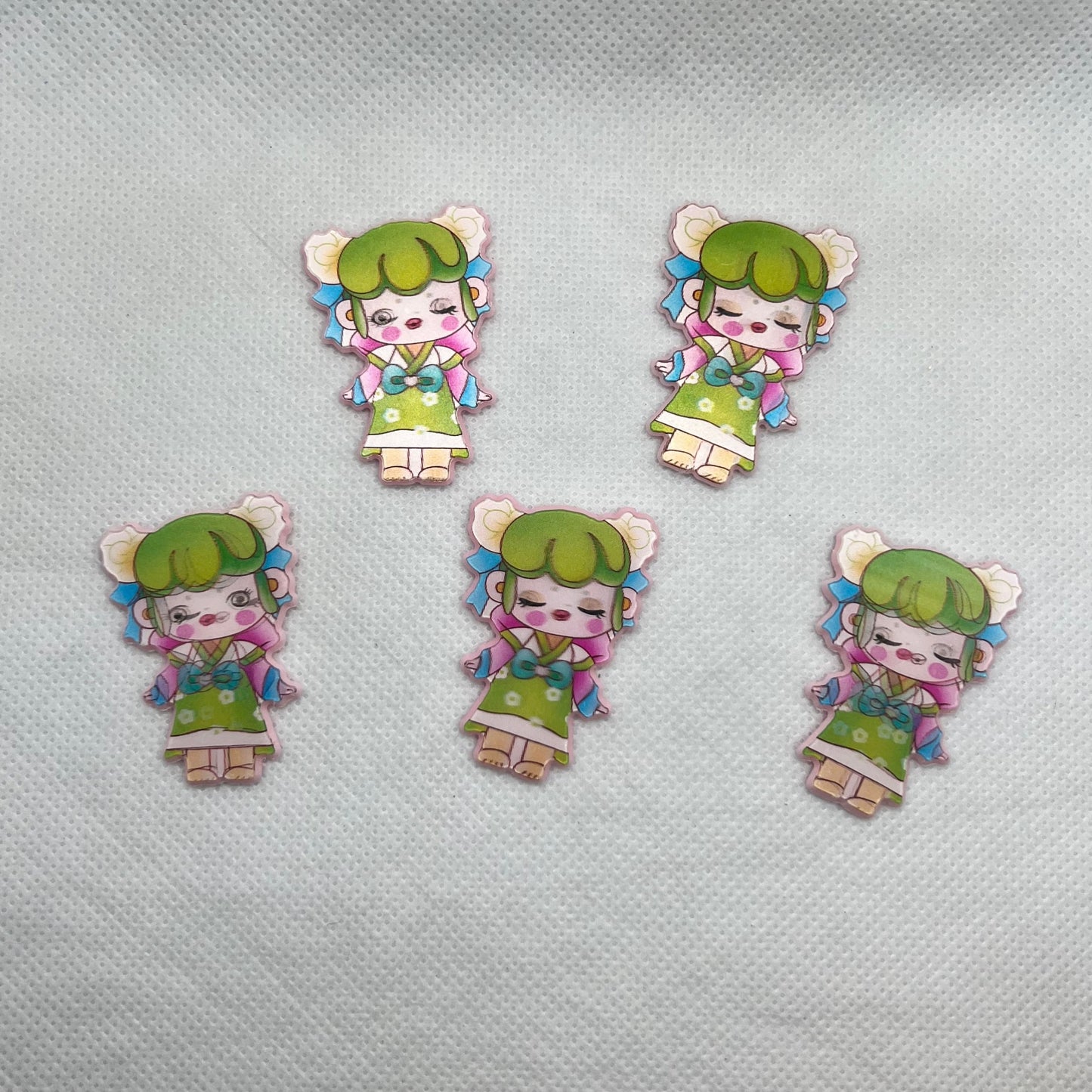 3PCS Bubble Girl Acrylics (3 PCS)