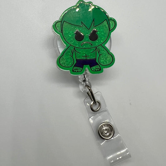 Baby Hulk Shaker Badge Reel