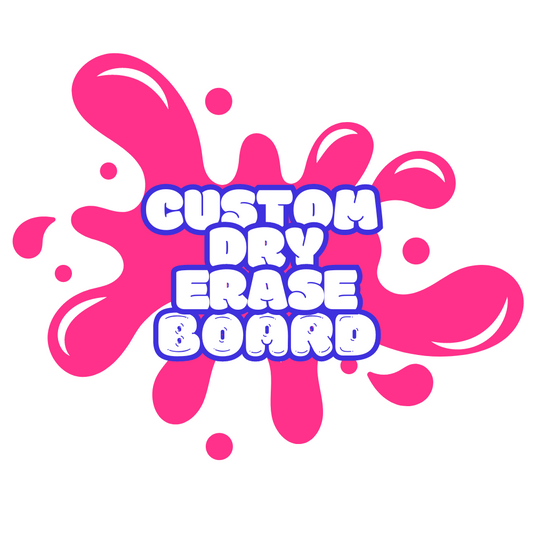 Custom Decoden Dry Erase Board