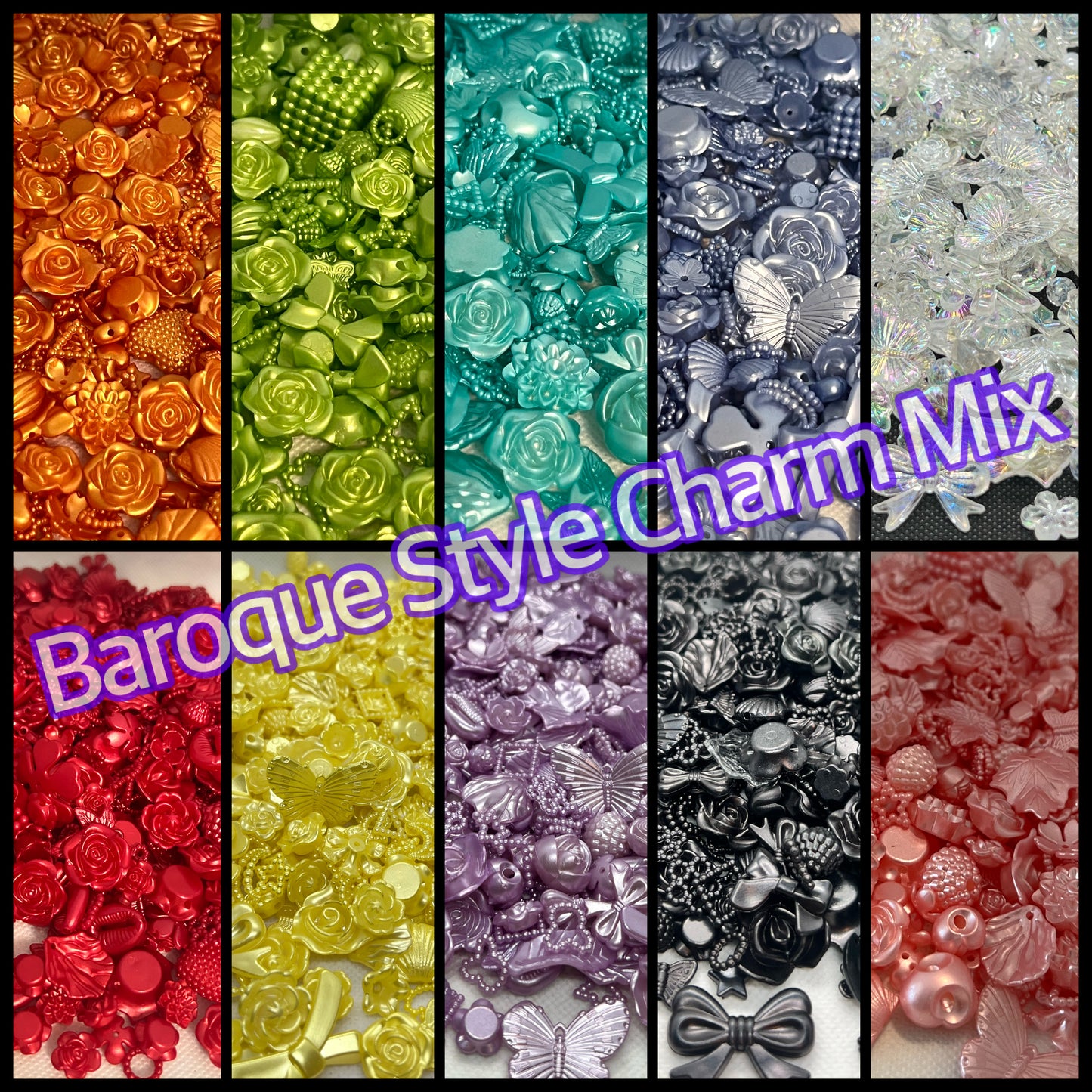 Colorful Baroque Style Charm Mix