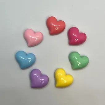 Heart w/ Tail Charm Set (5 PCS)