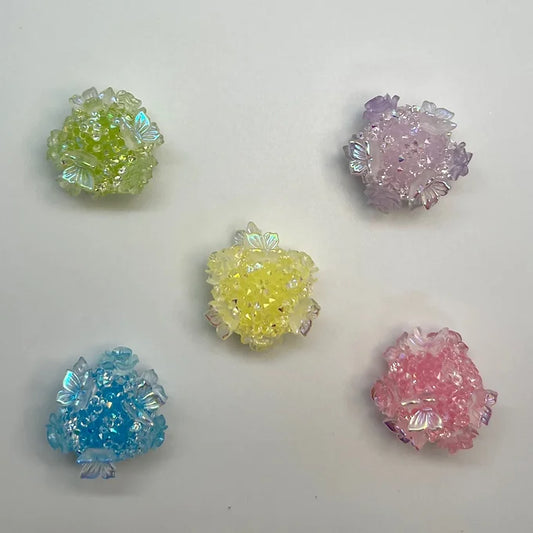 Butterfly/Rose Cluster Beads (5 PCS)