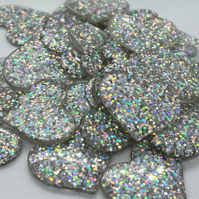 Glitter Hearts (5 PCS)