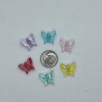 Mini Iridescent Butterflies (10 PCS)