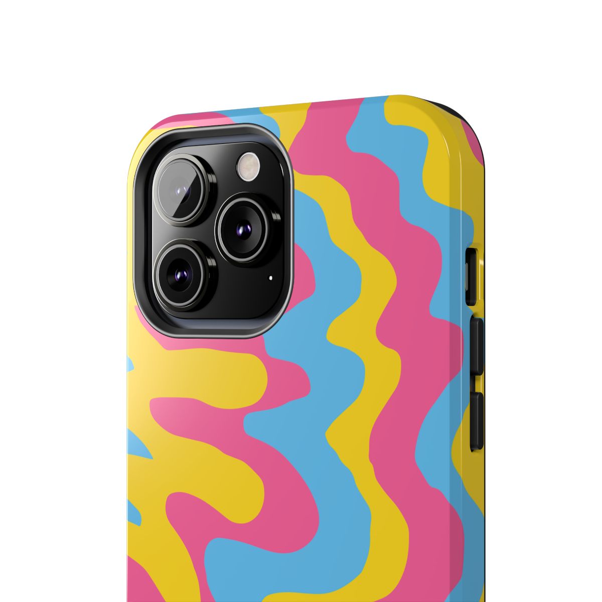 Pink Blue and Yellow Splatter Tough Case