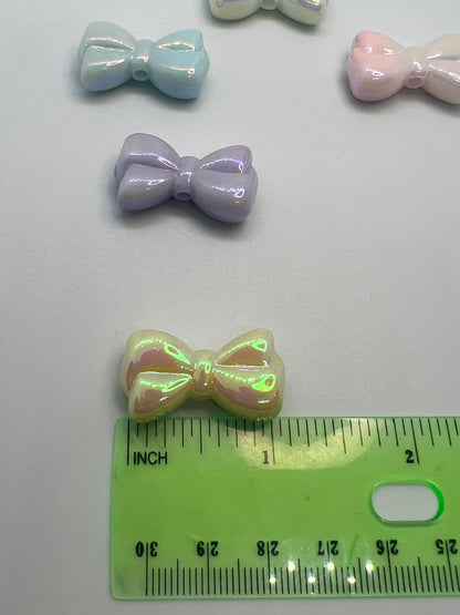 Pearlescent Bow Beads (3 PCS)