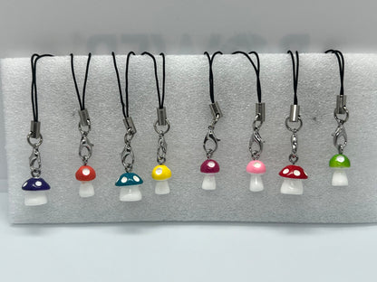 Mini Mushroom Phone Charm