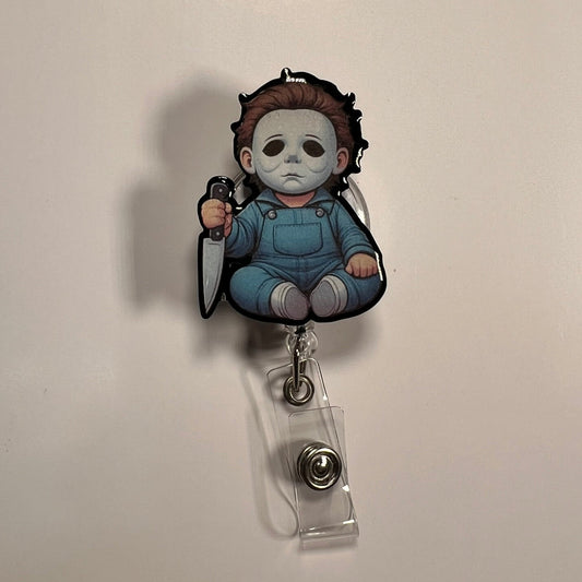 Baby Micheal Myers Badge Reel